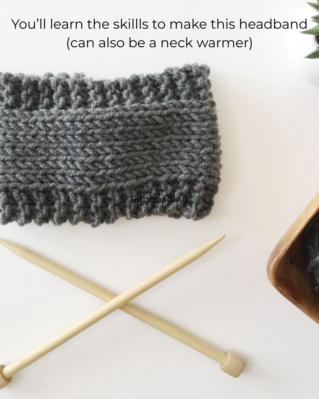 Learn to Knit - Wednesday November 18, 2026